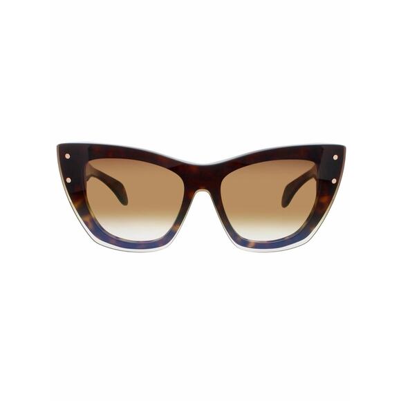 New BUGATTI 48L HAV Designer Brown Gradient Cat-Eye Sunglasses Authentic main image 6